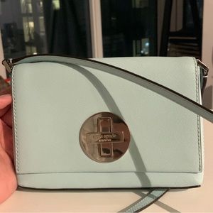 Kate spade ♠️ Sally Newberry Saffiano Leather crossbody bag, blue